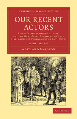 Book cover for Our Recent Actors 2 Volume Set