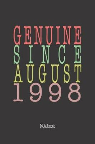 Cover of Genuine Since August 1998