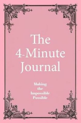 Cover of The 4-Minute Journal - Dated Pale Pink