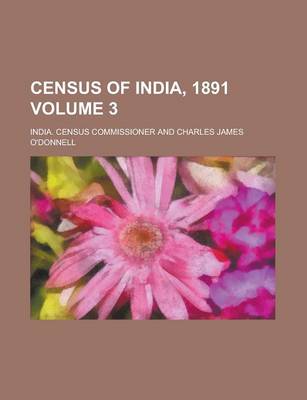 Book cover for Census of India, 1891 Volume 3