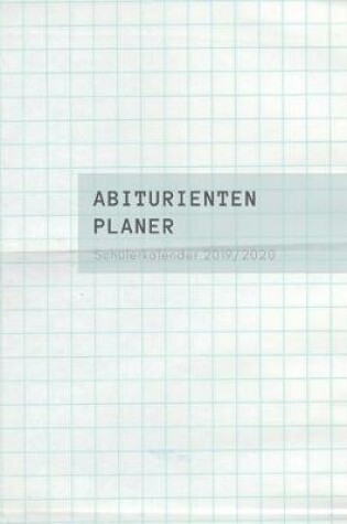 Cover of Abiturientenkalender 2019-2020