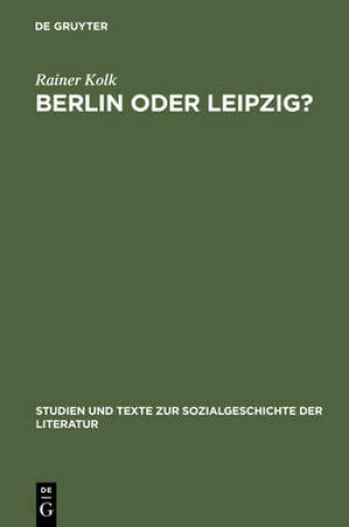 Cover of Berlin Oder Leipzig?