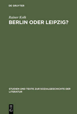 Cover of Berlin Oder Leipzig?