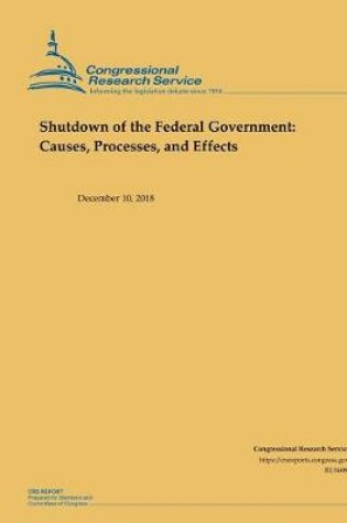 Cover of Shutdown of the Federal Government