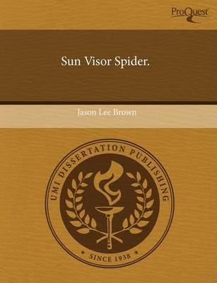Book cover for Sun Visor Spider