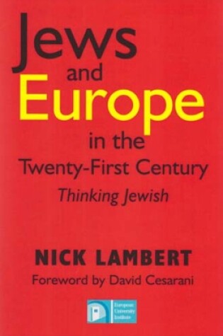 Cover of Jews and Europe in the Twenty-first Century