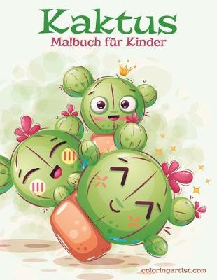 Book cover for Kaktus-Malbuch für Kinder