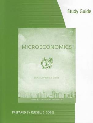 Book cover for Coursebook for Gwartney/Stroup/Sobel/Macpherson's Microeconomics:  Private and Public Choice, 14th