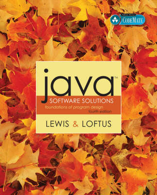 Book cover for Multi Pack:Java Software Solutions Foundations of Program Design (International  Edition) with Lab Manual