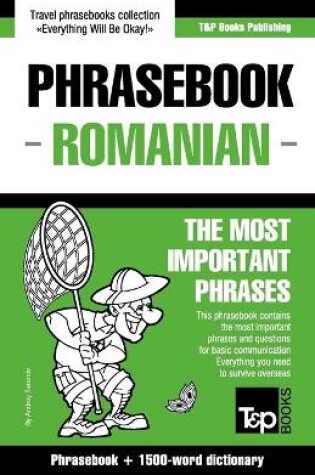 Cover of English-Romanian phrasebook and 1500-word dictionary