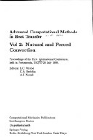 Cover of Advanced Computational Methods in Heat Transfer Vol. 2