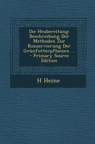 Cover of Die Heubereitung