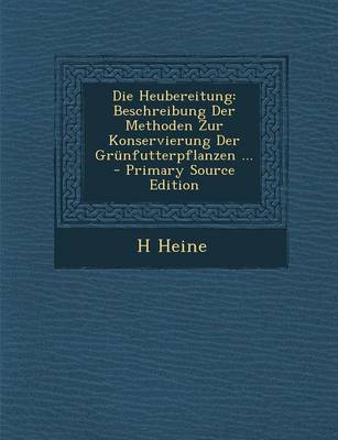 Book cover for Die Heubereitung