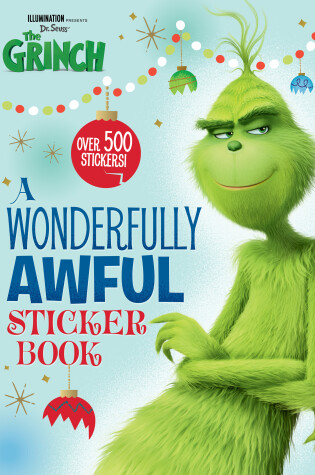 Cover of A Wonderfully Awful Sticker Book (Illumination's the Grinch)