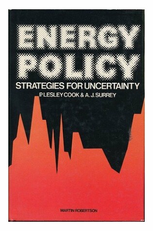 Cover of Energy Policy