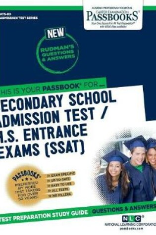 Cover of Secondary School Admissions Test / H.S. Entrance Exams (Ssat) (Ats-80)