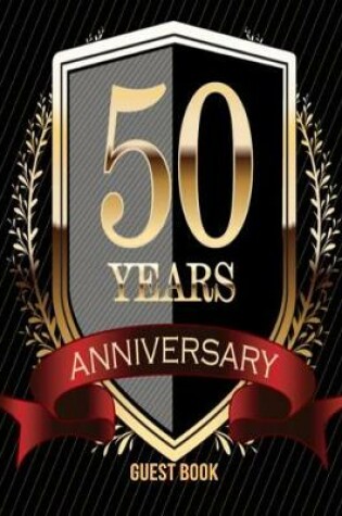 Cover of 50 Years Anniversary Guest Book