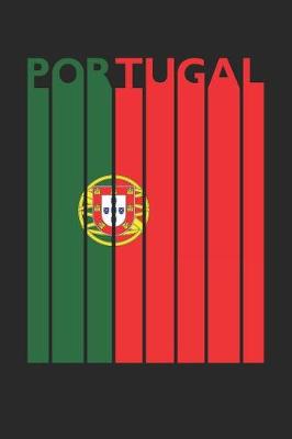 Book cover for Vintage Portugal Notebook - Retro Portugal Planner - Portuguese Flag Diary - Portugal Travel Journal