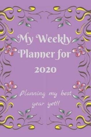 Cover of Weekly and Montly Planner for 2020