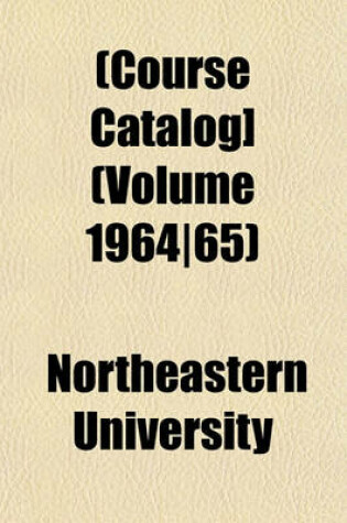 Cover of [Course Catalog] Volume 1964/65