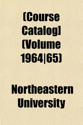 Book cover for [Course Catalog] Volume 1964/65