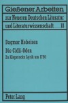 Book cover for Die CIDLI-Oden