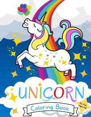 Book cover for Unicorn Coloring Book for Kids