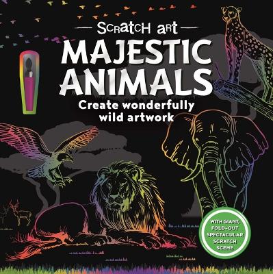 Book cover for Scratch Art Majestic Animals