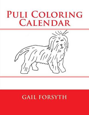 Book cover for Puli Coloring Calendar