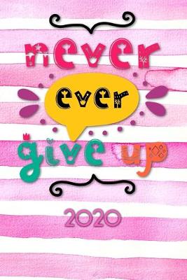 Book cover for Never ever give up 2020