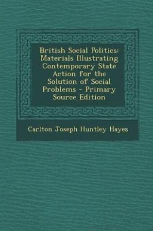 Cover of British Social Politics