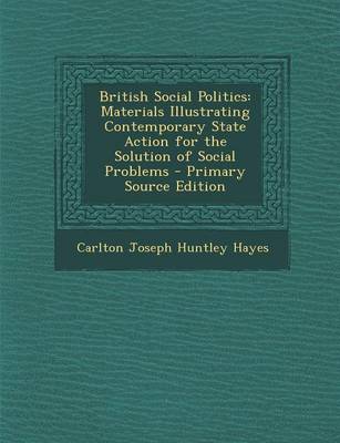 Book cover for British Social Politics