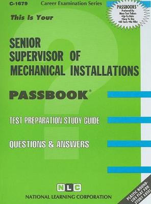 Book cover for Senior Supervisor of Mechanical Installations