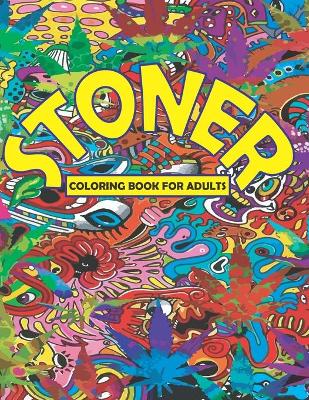 Book cover for STONER coloring book for adults
