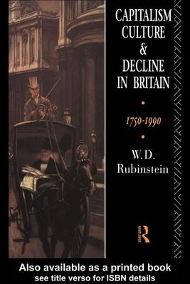 Book cover for Capitalism, Culture and Decline in Britain