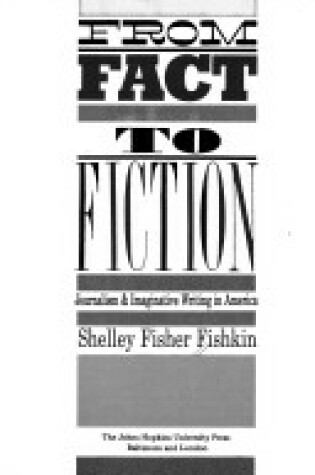 Cover of From Fact to Fiction