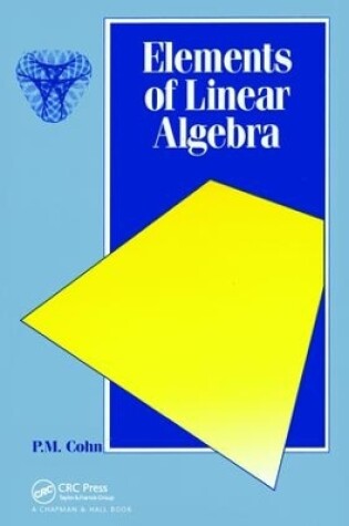 Cover of Elements of Linear Algebra