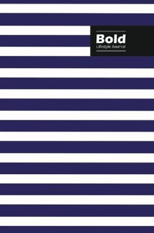 Cover of Bold Lifestyle Journal, Creative Write-in Notebook, Dotted Lines, Wide Ruled, Medium Size (A5), 6 x 9 Inch (Blue)