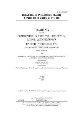 Cover of Principles of integrative health