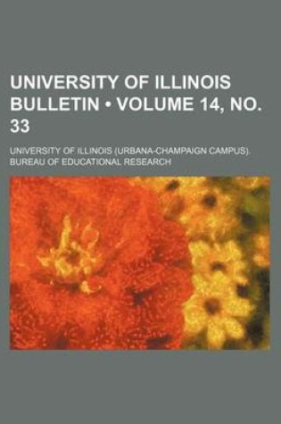 Cover of University of Illinois Bulletin