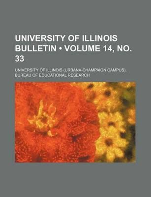 Book cover for University of Illinois Bulletin