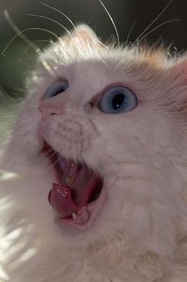 Book cover for Turkish Van Cat Says, "Open Up, and Say Ahhhh!" Journal