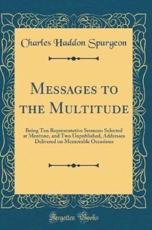 Cover of Messages to the Multitude