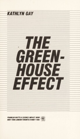 Book cover for The Greenhouse Effect