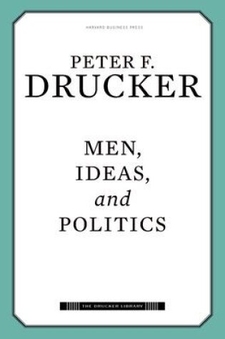 Cover of Men, Ideas, and Politics