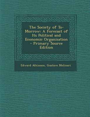 Book cover for The Society of To-Morrow