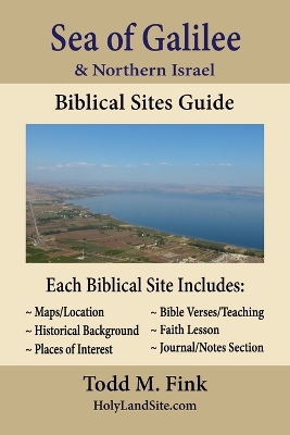 Book cover for Sea of Galilee & Northern Israel Biblical Sites Guide