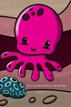 Book cover for Kawaii Octopus Handwriting Notebook