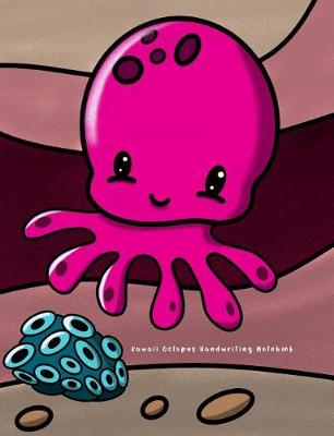 Book cover for Kawaii Octopus Handwriting Notebook