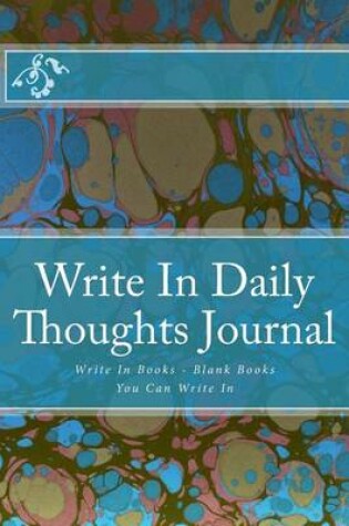 Cover of Write In Daily Thoughts Journal